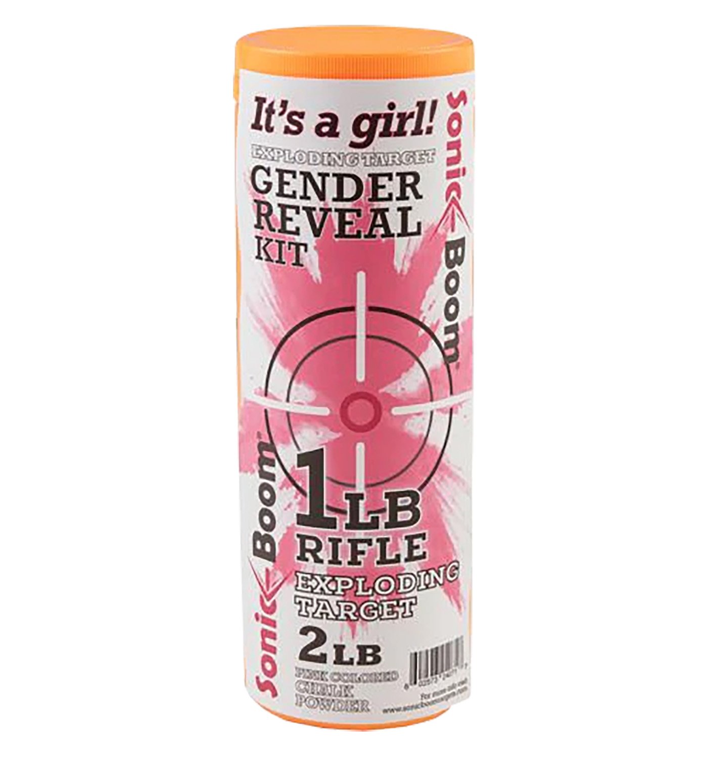 Sonic Boom Exploding Targets Gender Reveal Kit Girl 1 lb Non-Hazardous