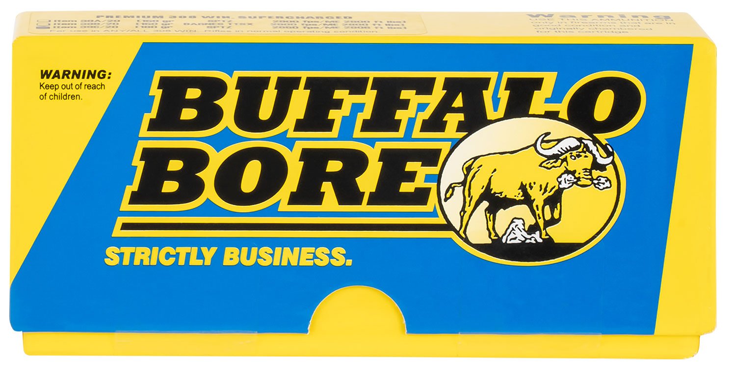 Buffalo Bore 39C20 .308 Win 180gr Spitzer Supercharged 20 Rounds