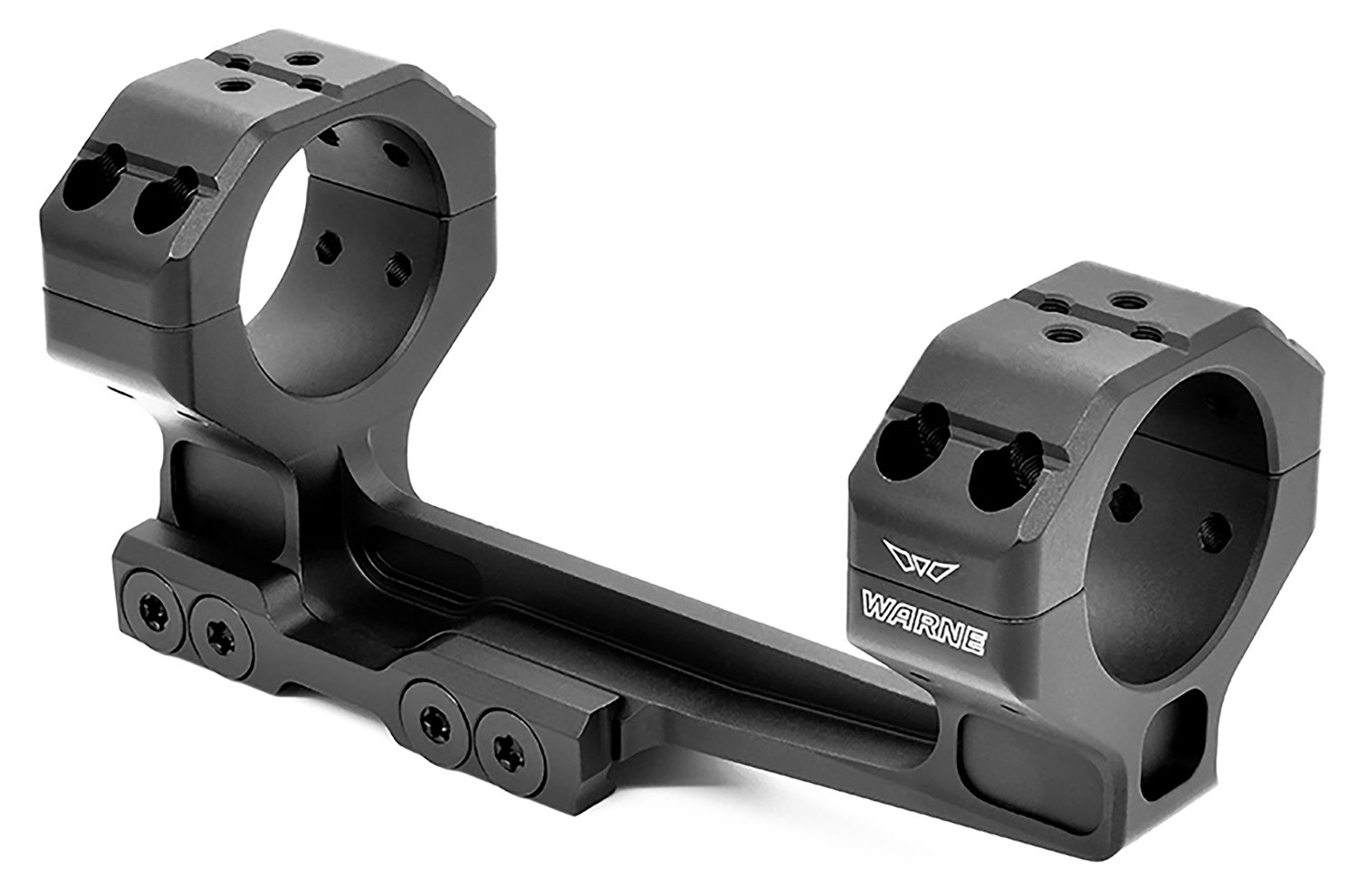 Warne 7842M Precision Cantilever Scope Mount 35mm Black Anodized 0 MOA - Warne - PRECISION CANTILEVER MOUNT