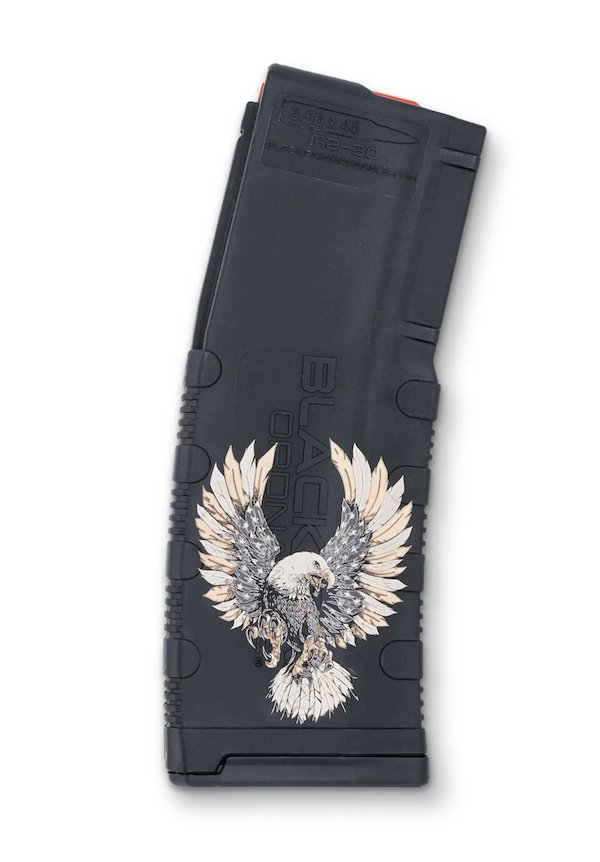 Black Rain Ordnance BRO-MAG30-EAGLEFLAG AR15 Magazine 30rd Polymer