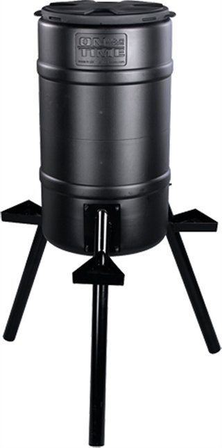 On Time 71540 Buckeye Gravity Feeder 200 lbs Polyethylene 3 Stations