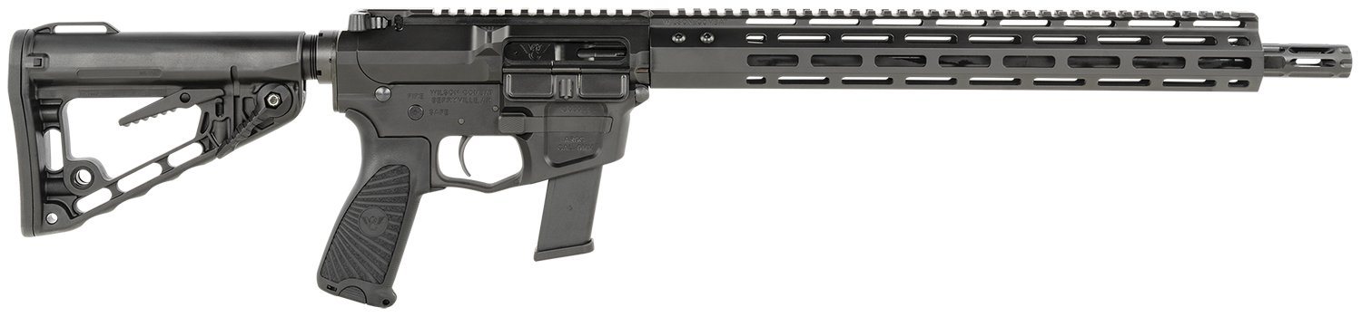 Wilson Combat TRAR9GB91610 AR9G Carbine 9mm 16" Black M-LOK 17+1 Capacity - Wilson Combat - 9mm Luger