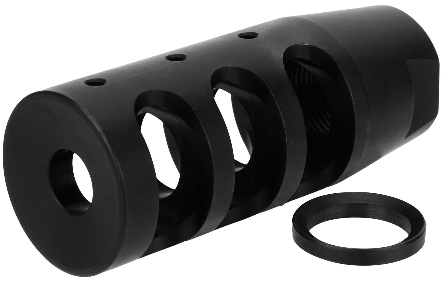 Buy TacFire MZ1002N Compact Compensator 1/2"-28 TPI Black Nitride Steel online