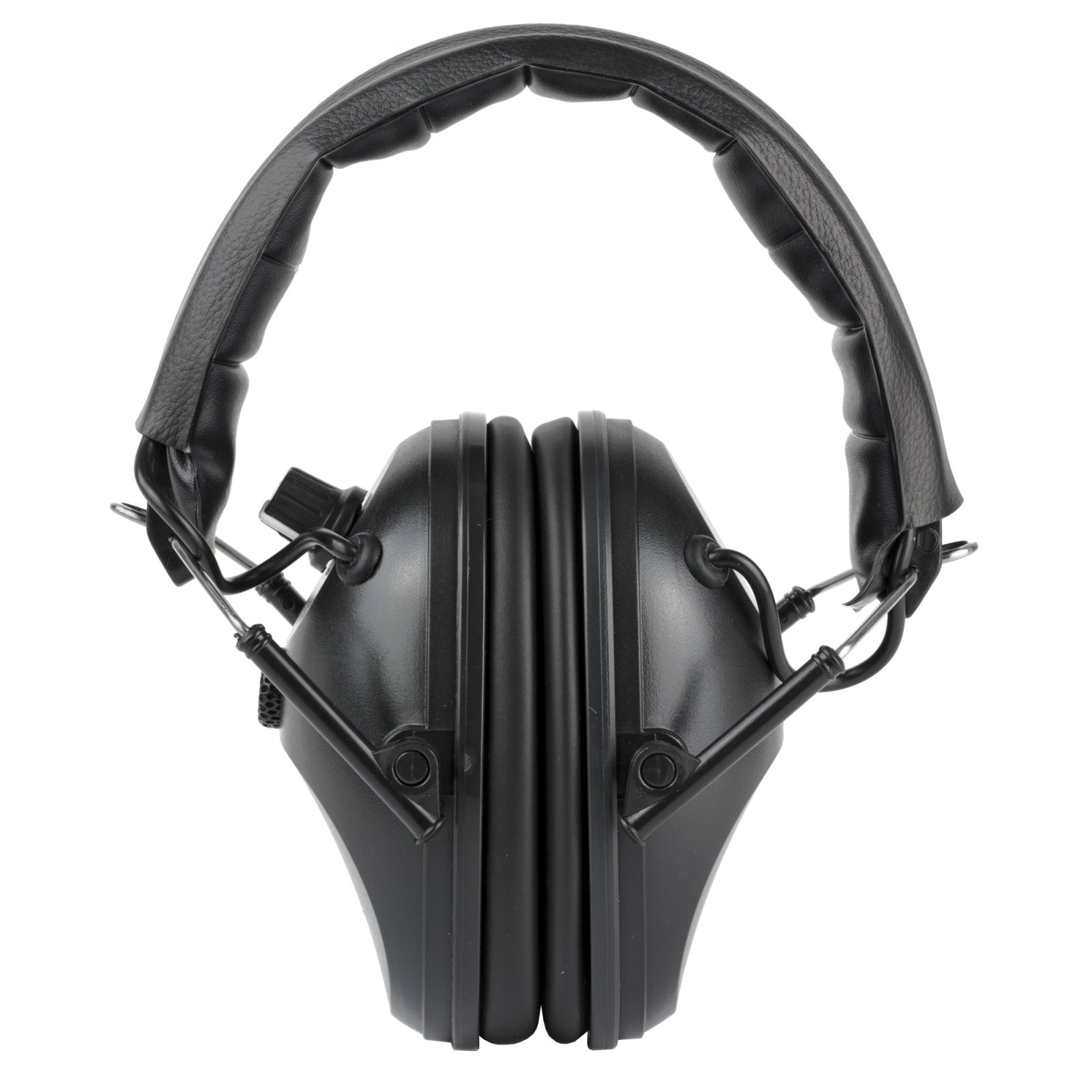 Walkers Single Mic Electronic Ear Muffs 22 dB NRR Black