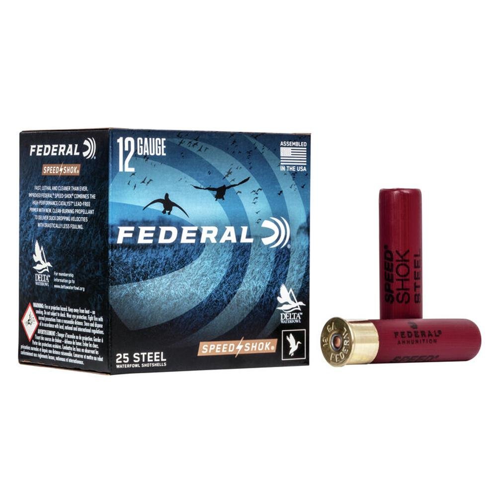 Federal WF133T Speed-Shok Waterfowl 12 Gauge 3.50" 1 3/8 oz T Shot 25 Per Box/ 10 Cs - Federal Premium Ammunition - 12 GAUGE