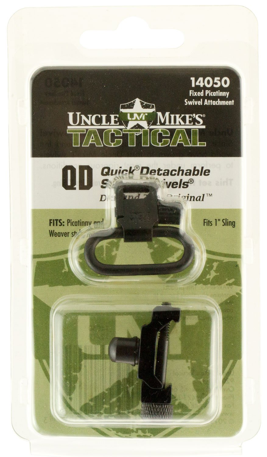 Buy Uncle Mike's 14050 Super Swivel Steel Blued Finish 1" Loop Size Quick Detach for Picatinny & Weaver online