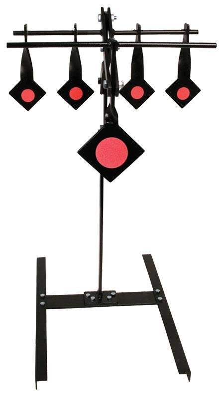 Champion 40986 .22 Auto-Reset Target Steel Construction 5 Targets Black