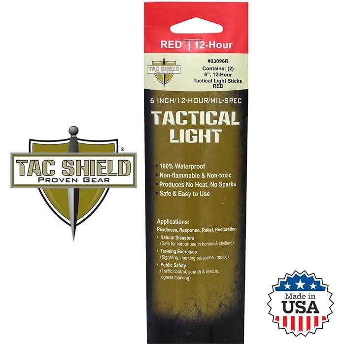 12HR Light Stick 2PK RD 6in - TangoDown