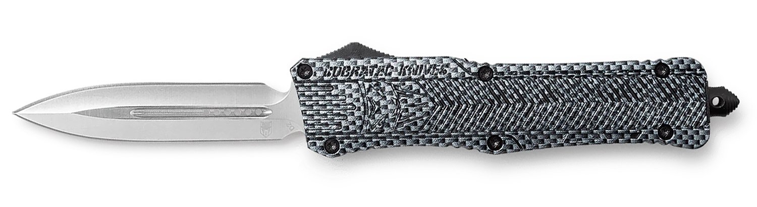 CobraTec LCFCTK1LDAGNS CTK-1 Large 3.75" D2 Steel OTF Dagger Knife - CobraTec Knives - DAGGER