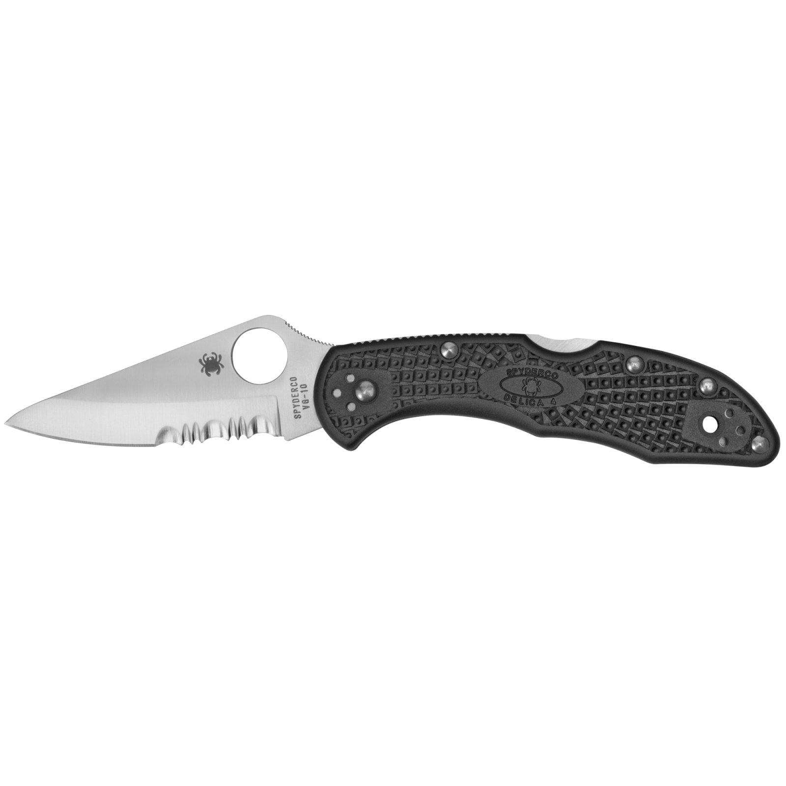 Spyderco C11PSBK Delica 3" Black Knife