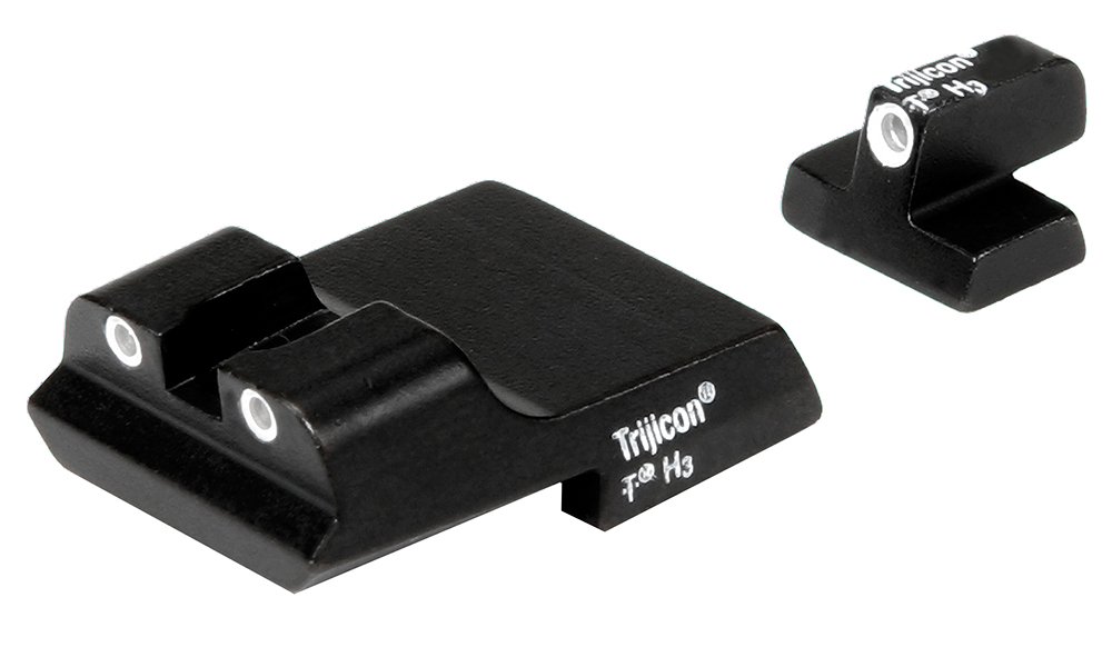 Trijicon 600437 Bright & Tough Night Sights Green-Tritium White Outline... - Trijicon - STEEL