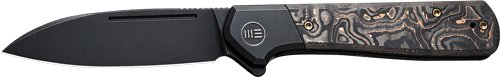 WE KNIFE SOOTHSAYER 3.48" BLACK TITANIUM/BLACK STOASH