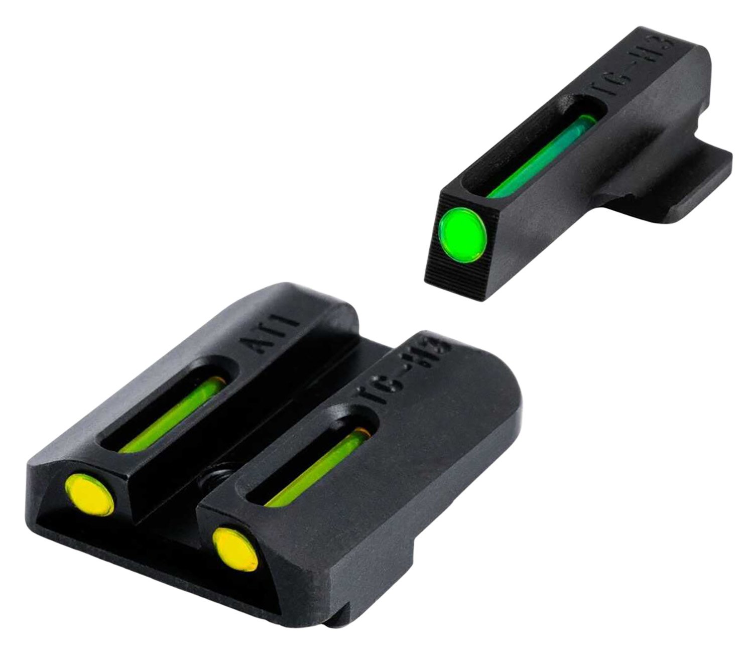 TruGlo TG131GT1B TFO Handgun Sight Green/Yellow for Glock 42/43