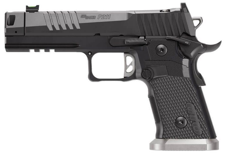 Sig Sauer P211-GTO Handgun 9mm Luger 10rd Magazines(3) 4.4 Compensated Barrel Optic Ready SAO