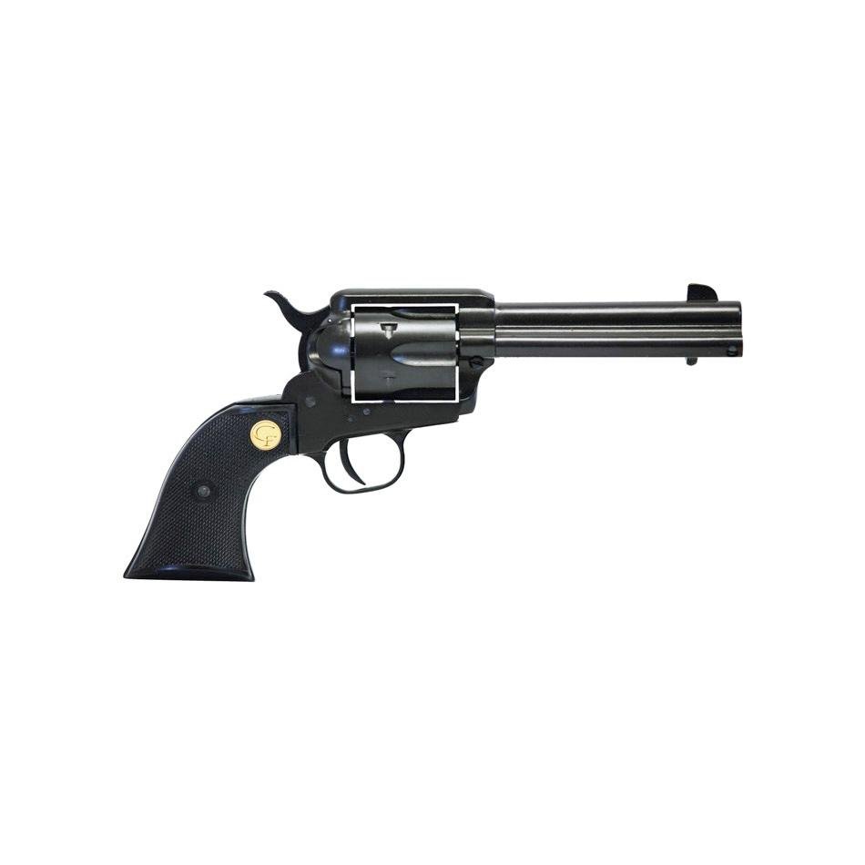 Chiappa 1873 S.A. Black Revolver .22LR 6rd 4.75" Barrel Black Plastic Grips