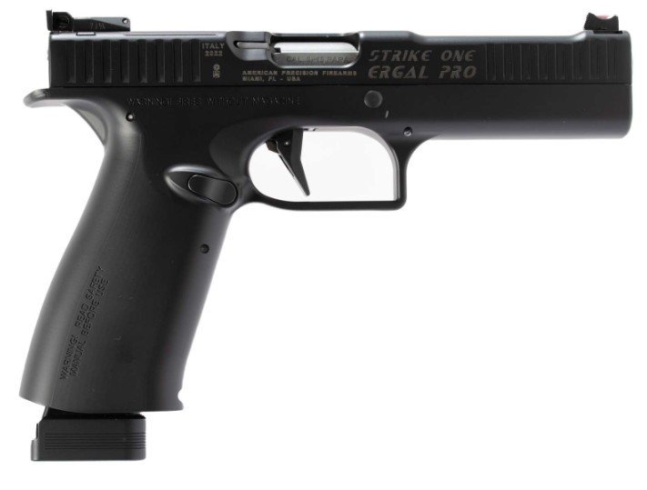 Alex Pro Strike One Ergal Pro 9mm Black Aluminum Pistol 5" Barrel - American Tactical Imports - 9mm