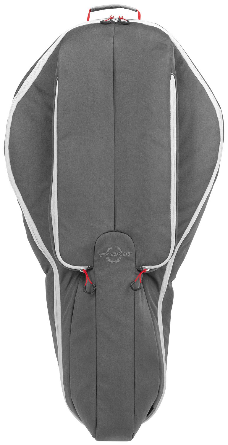 Allen 6081 Krait Crossbow Case Gray/Red with Padded Shoulder Straps - Allen Company - GRAY/RED