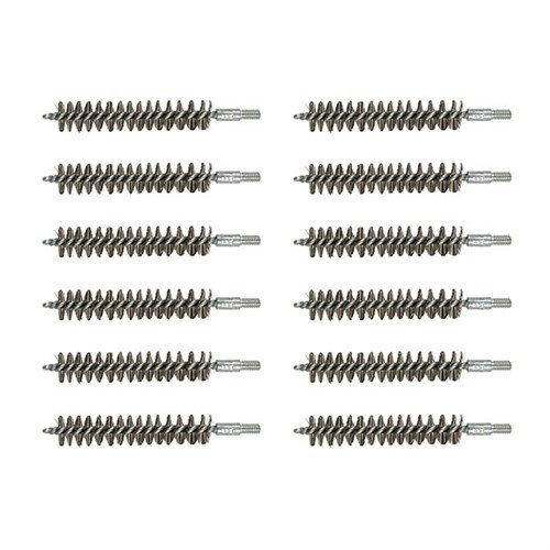 Brownells Standard Line Stainless 44/45 Caliber Rifle Brush 12 Pack