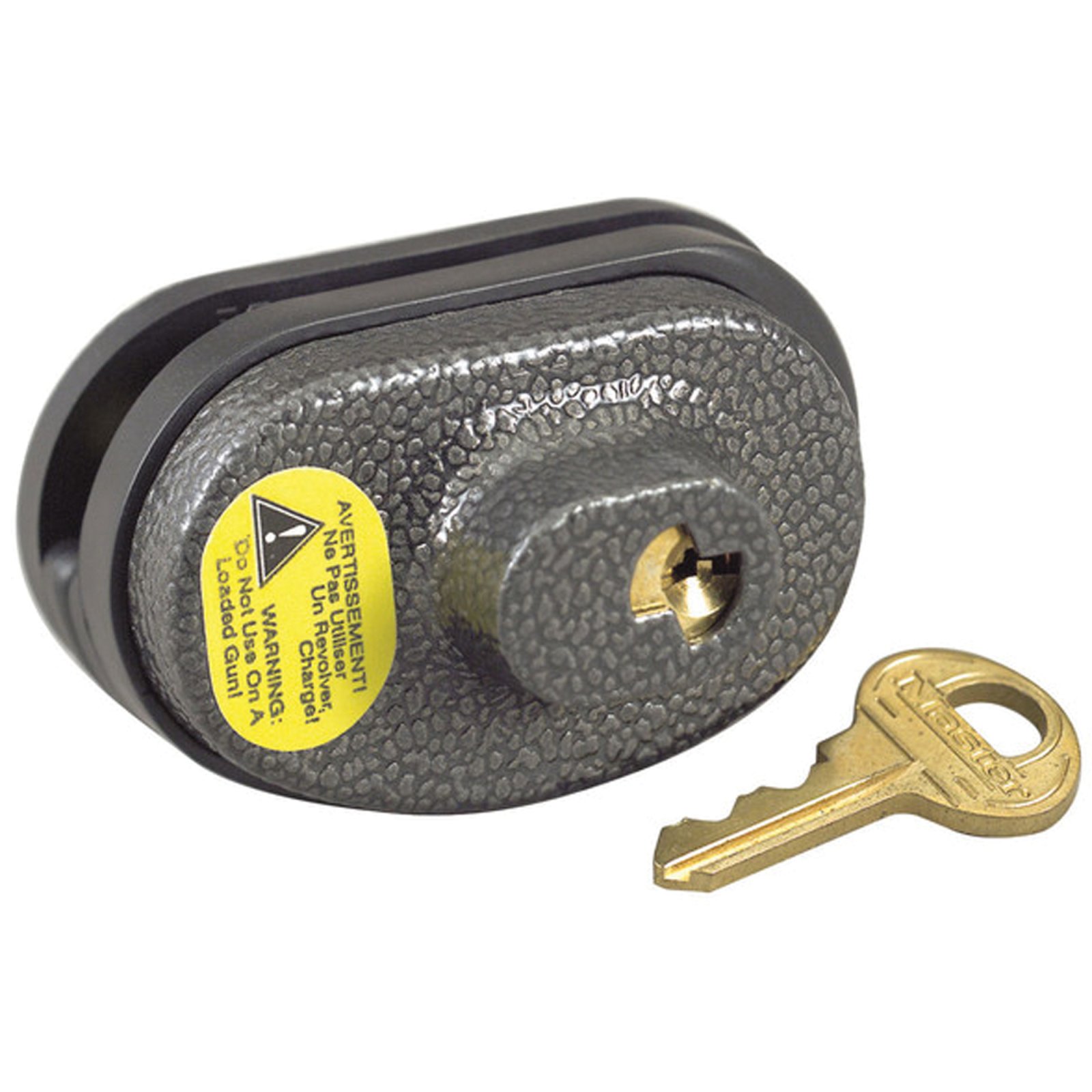 Master Lock 90KADSPT Trigger Lock Steel Zinc Keyed Alike Handguns Rifles