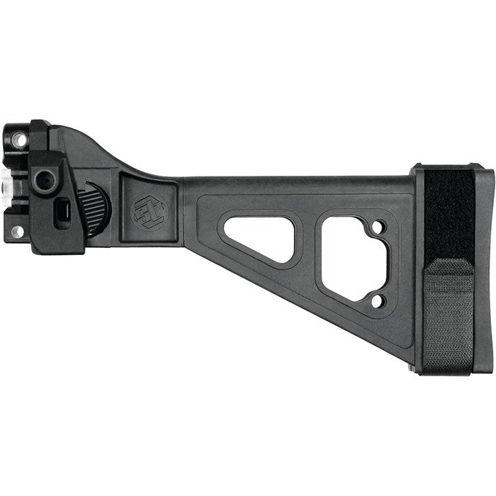 SB-Tactical SBT5K Side Folding Pistol Brace for MP5K - Black, 10.5" Length, 12.5oz