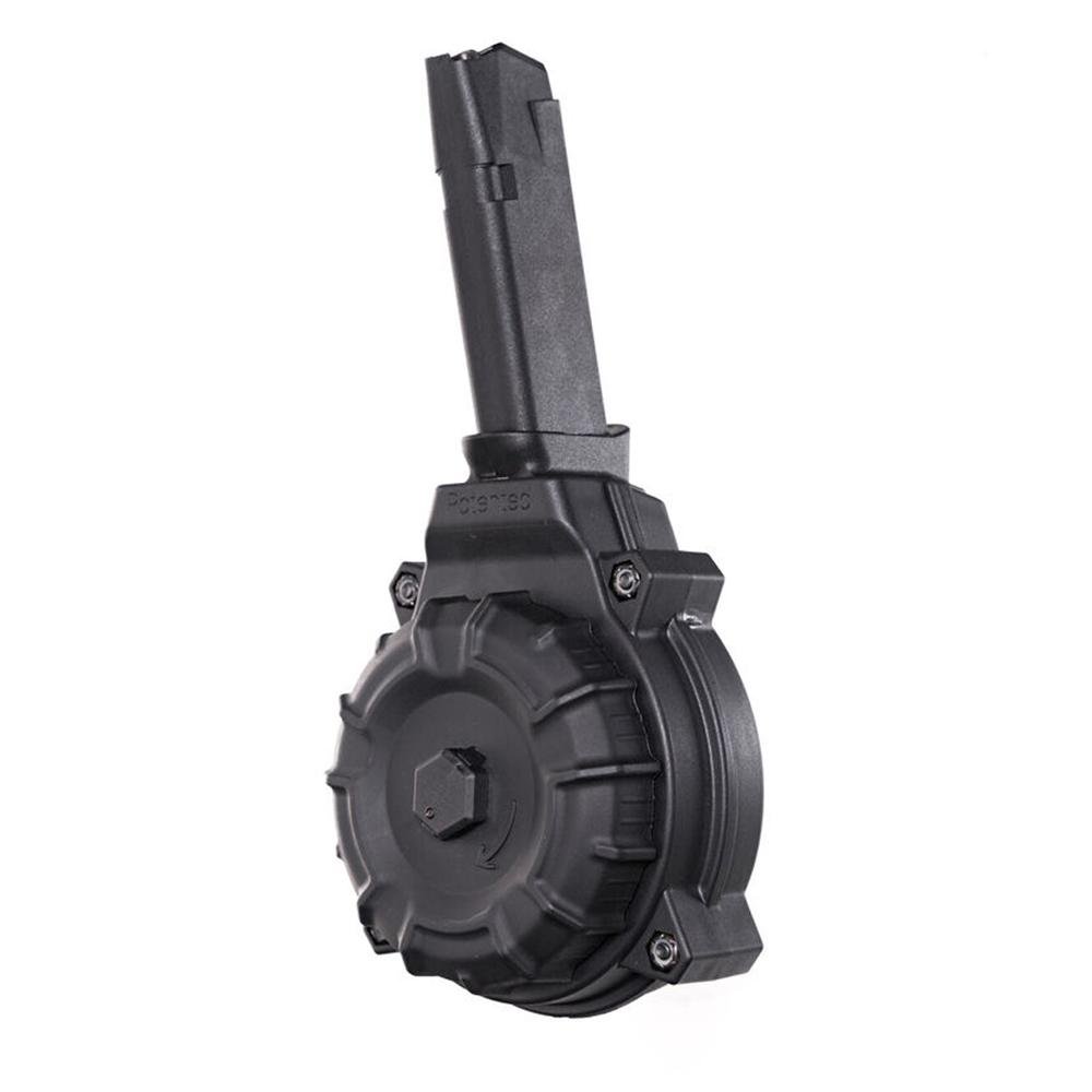 Pro Mag DRM-A52 Springfield XD 9mm 50-Round Black Polymer Drum Magazine - ProMag Industries - 9MM