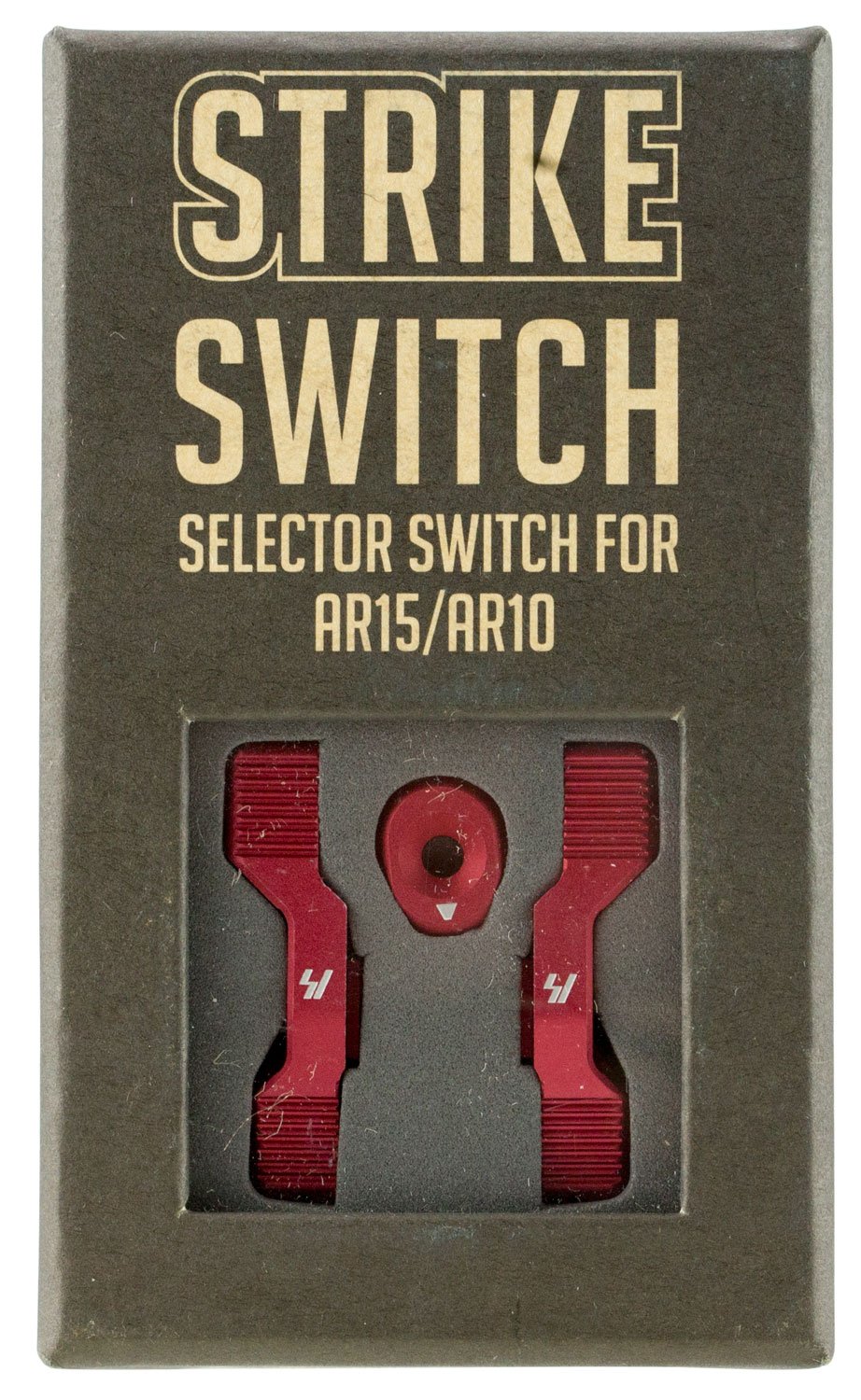 Strike Industries SI-AR-S-SS-RED Ambidextrous AR Safety Switch Red Aluminum