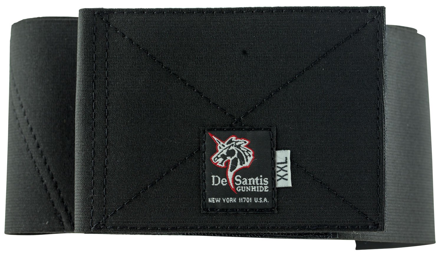 DeSantis 061BJG4Z0 Option 4 Black XL Nylon Belly Band Holster 44"-50" Waist