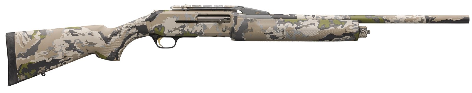 Browning Maxus II 12 Gauge Semi-Auto Shotgun: 22" Rifled Barrel, Ovix Camo Finish, Cantilever Mount - Browning - 12 Gauge