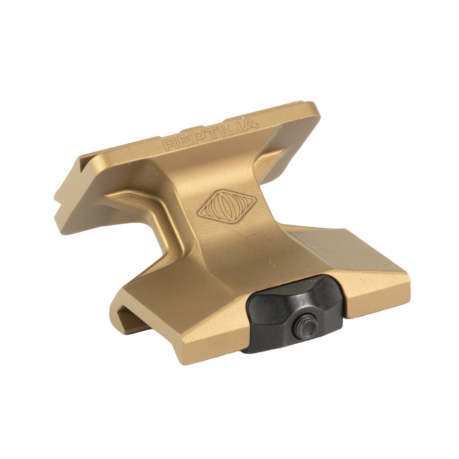 Reptilia 100-209 DOT Mount Offset, Anodized Flat Dark Earth Finish - Reptilia