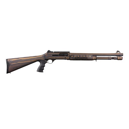 Panzer Arms M4 PAM4TSBBUSFC 12ga Semi Auto, 18.5" Barrel, 5rd, Black/Bronze