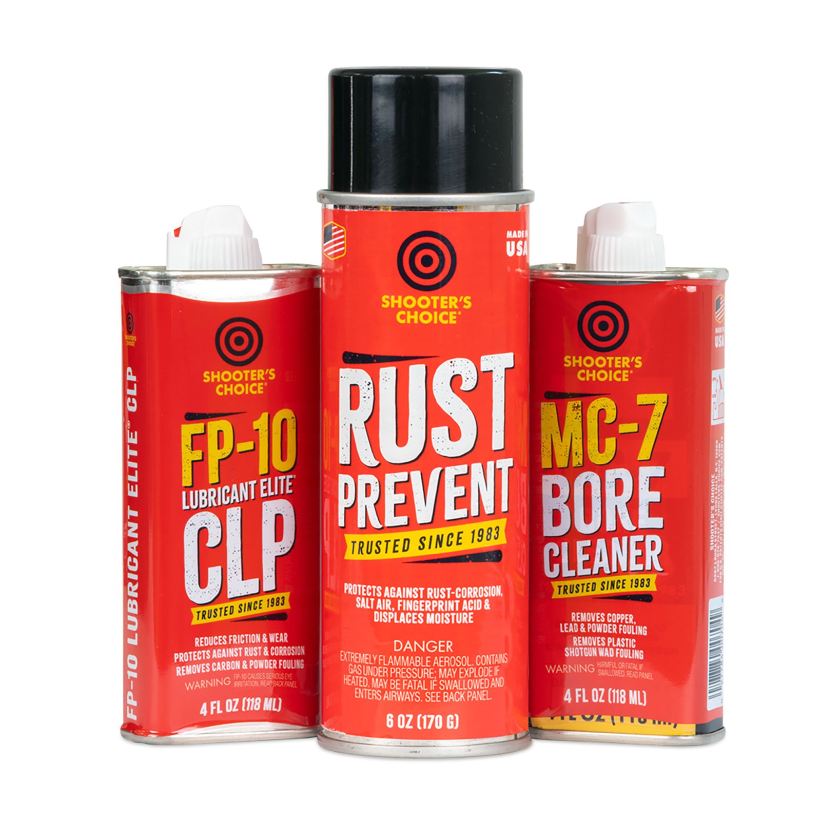 Shooters Choice SHF-CLP01 Universal Gun Care Pack 2 oz Bore 4 oz Lube