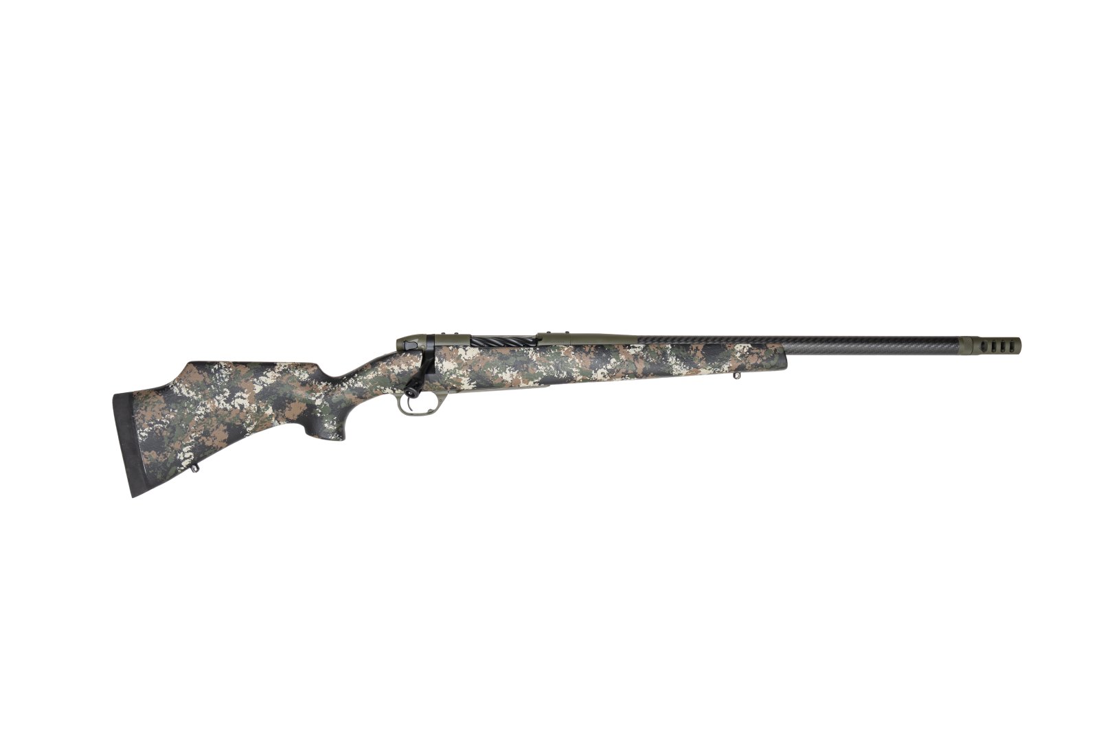 Weatherby MCC01N25RWR4B Mark V Carbon Compact 25 Weatherby RPM 22" Graphite Black Cerakote Rifle