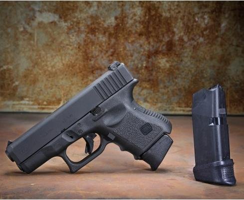 Buy Pachmayr Glock 43 Grip Extender Black Polymer 03886 online