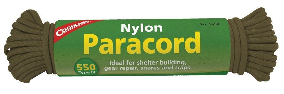 Buy COGHLAN'S Paracord 50' Type III 550 Olive Drab 7-Strand Core online