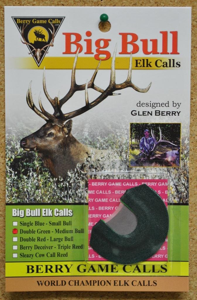 BERRY G2 Double-Reed Elk Call Medium Range Thick/Thin Latex - BERRY