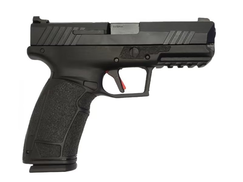 Tisas PX-910 Striker Fired 9mm Semi-Automatic Pistol, 4.1" Barrel, 18-Round, Black Finish, Fixed Iron Sights