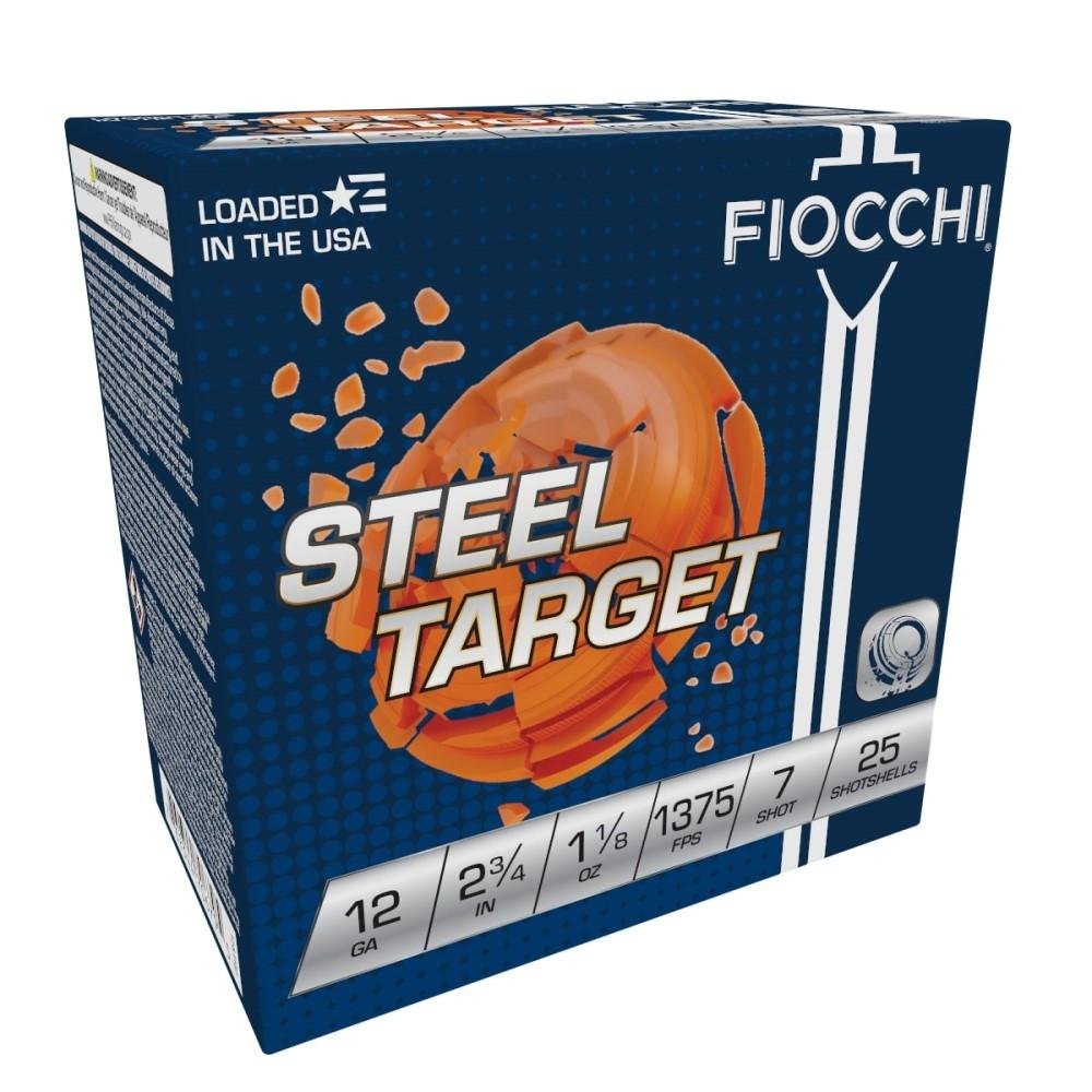 Fiocchi 12S1187 Steel Target 12Ga 2.75" 1 1/8oz #7 Shot 25 Rounds - Fiocchi - 12 Gauge