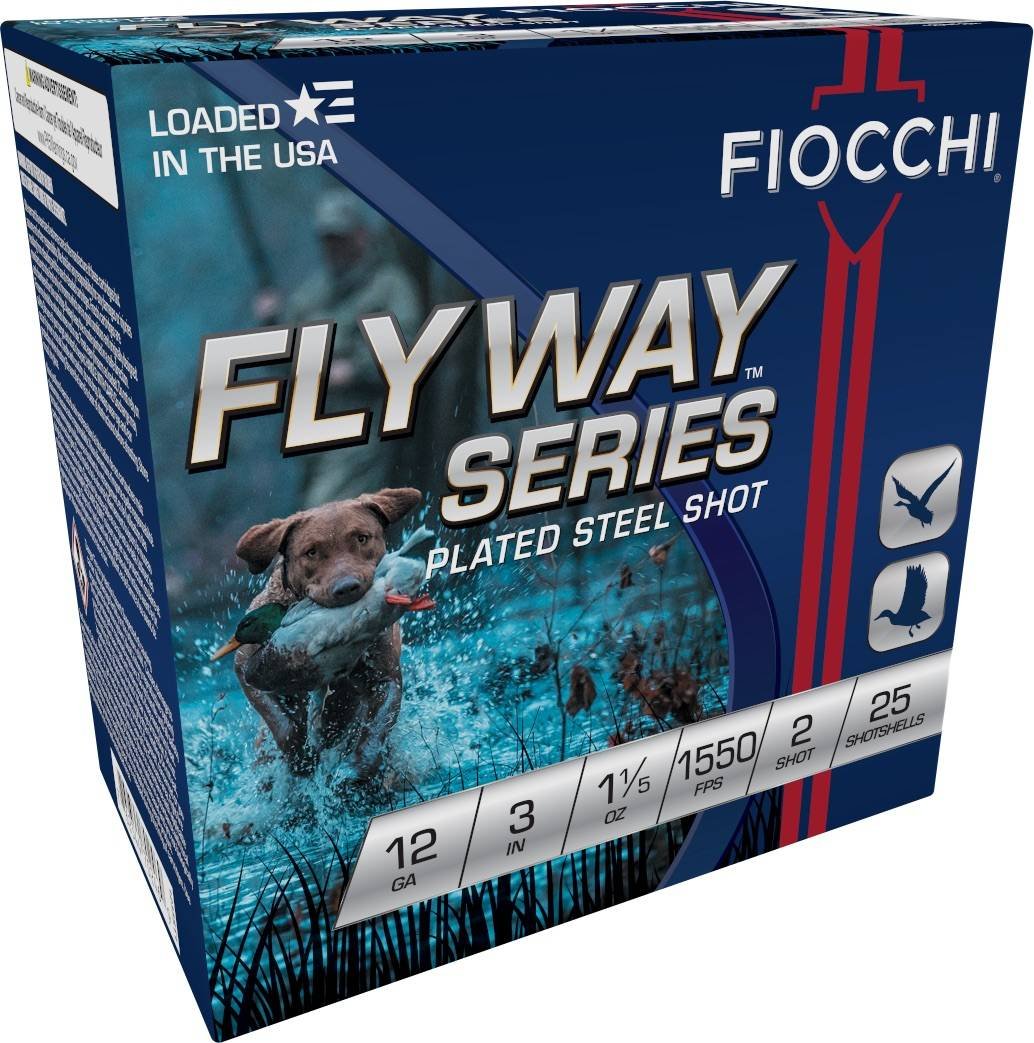 Fiocchi 123ST154 Flyway 12Ga 3" 1-1/5oz #4 Steel Shot 25 Rounds - Fiocchi - 12 Gauge
