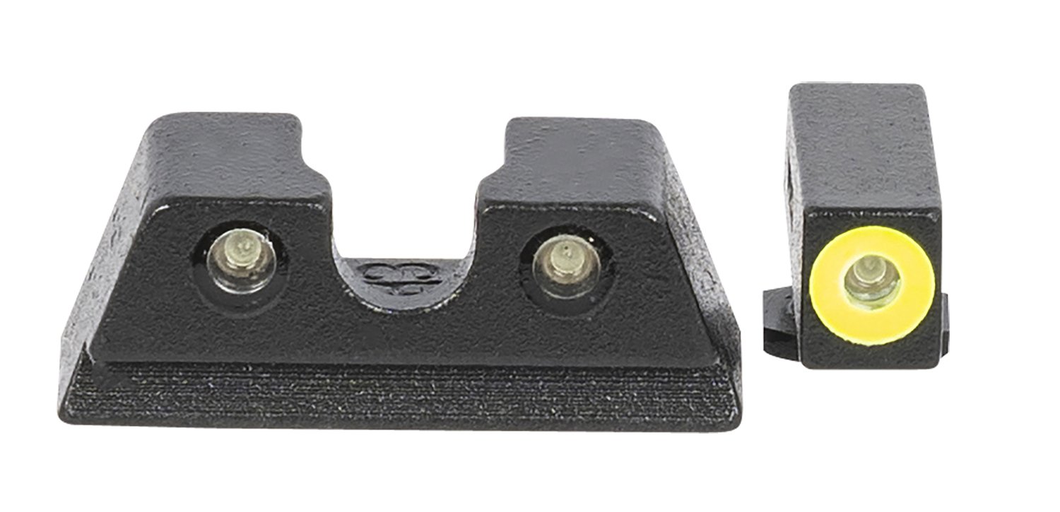 Mepro Light 402203121 Hyper-Bright Sights Yellow Front/Green Rear - Meprolight - STEEL