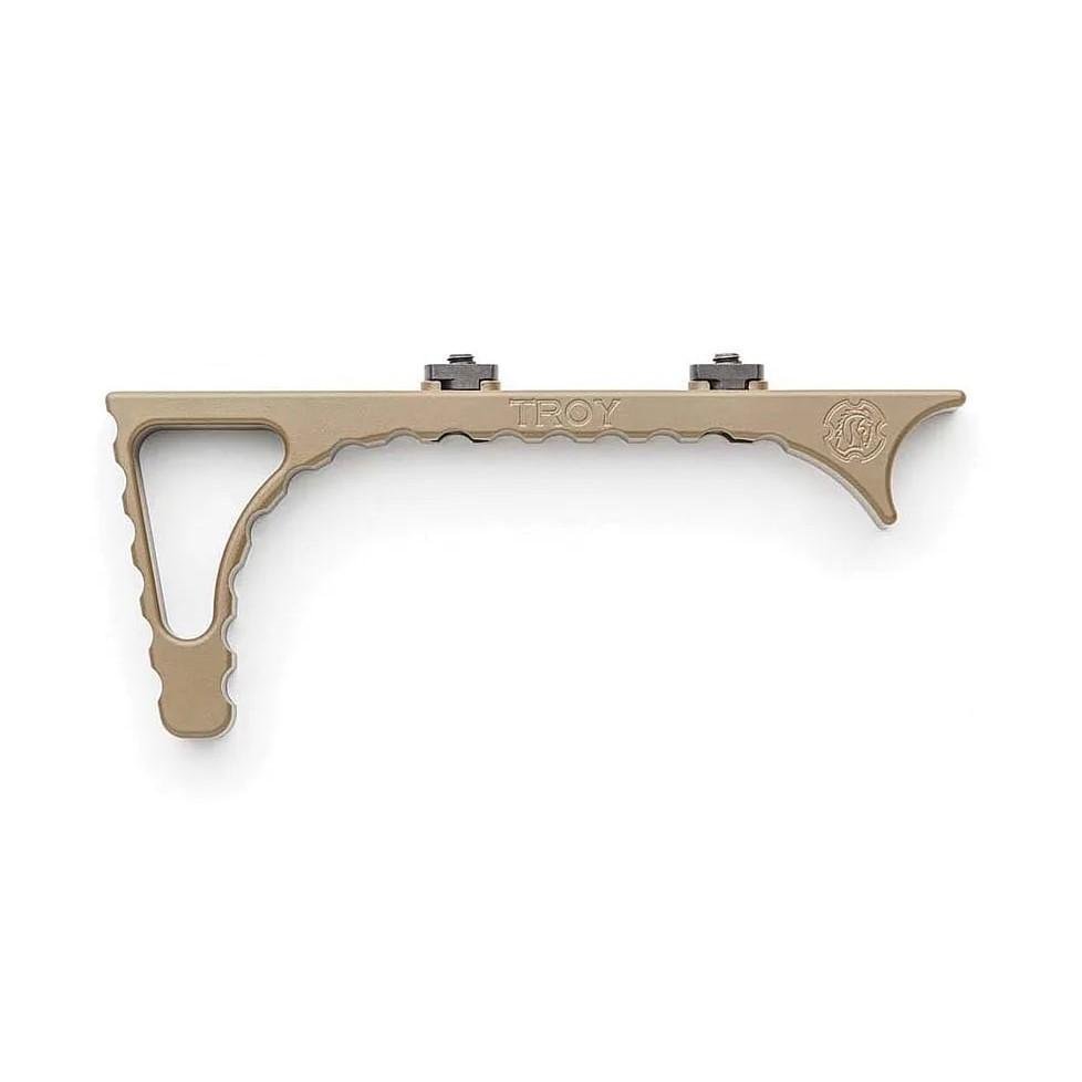 Troy Industries SGRI-ANG-A0FT-00 AR-15 Angled Foregrip FDE, M-LOK, 1.42 oz - Troy Industries