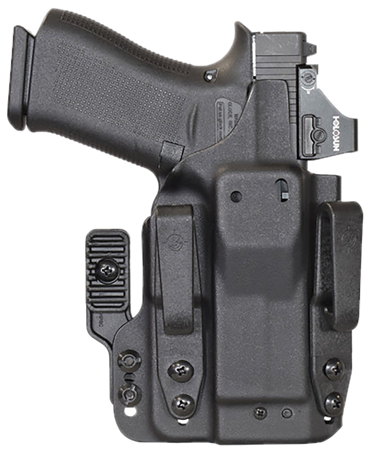 Mission First Tactical H8-GL-3 Pro Holster IWB Ambidextrous Black Glock 43X - Mission First Tactical - BLACK