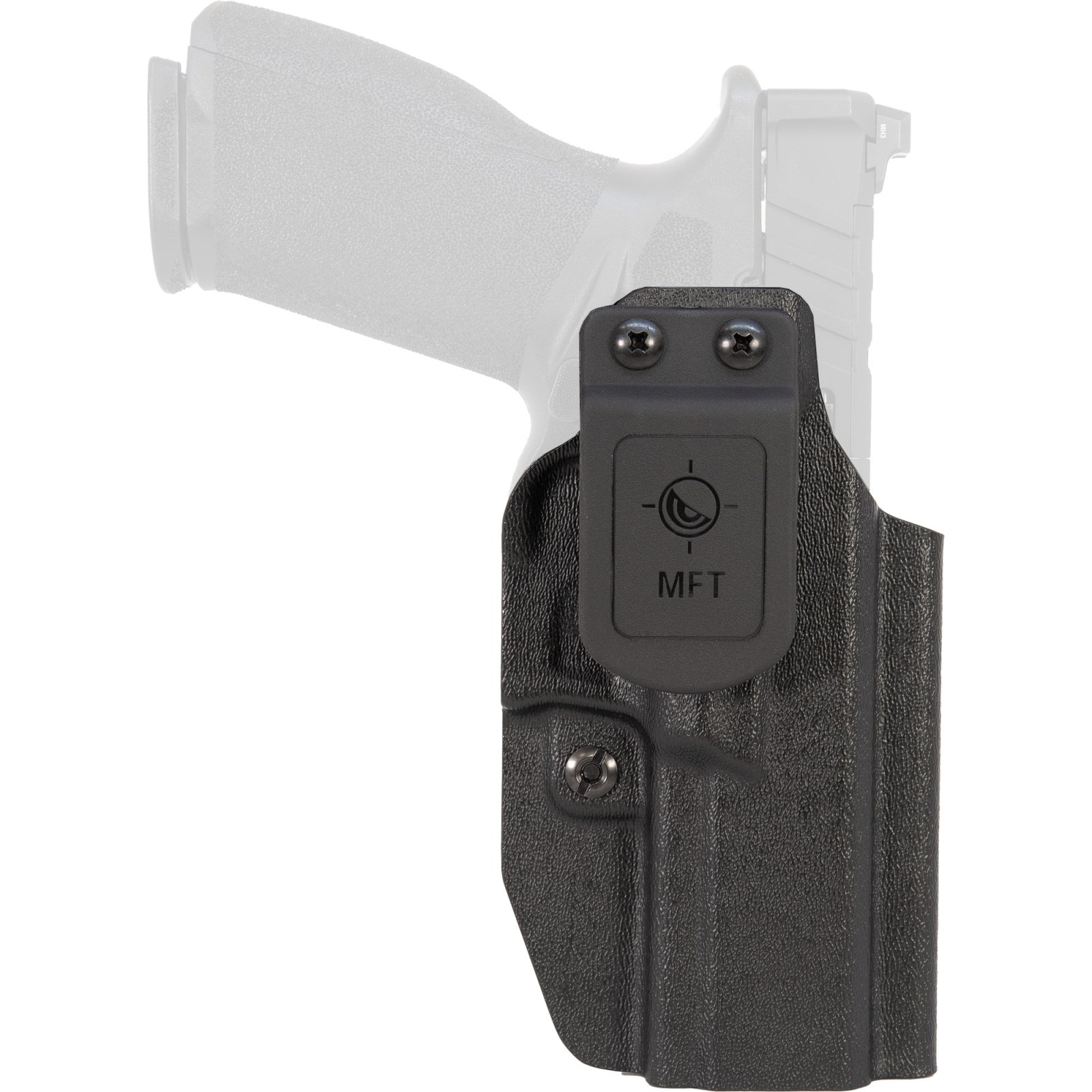 Mission First Tactical HSF-ECAIWBA-BL IWB/OWB Holster, Ambidextrous, Black