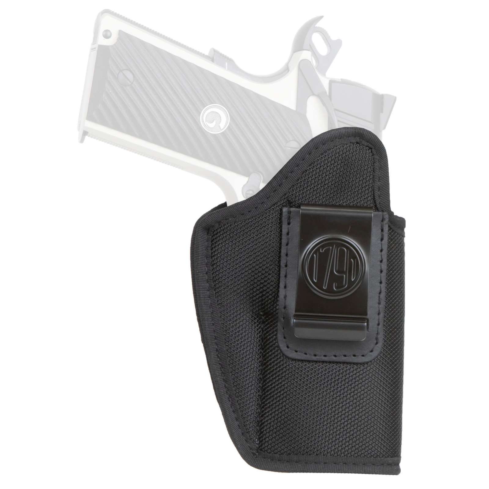 1791 Gunleather PNIWB4BLKR Premium Nylon IWB Size 04 Black Ballistic...
