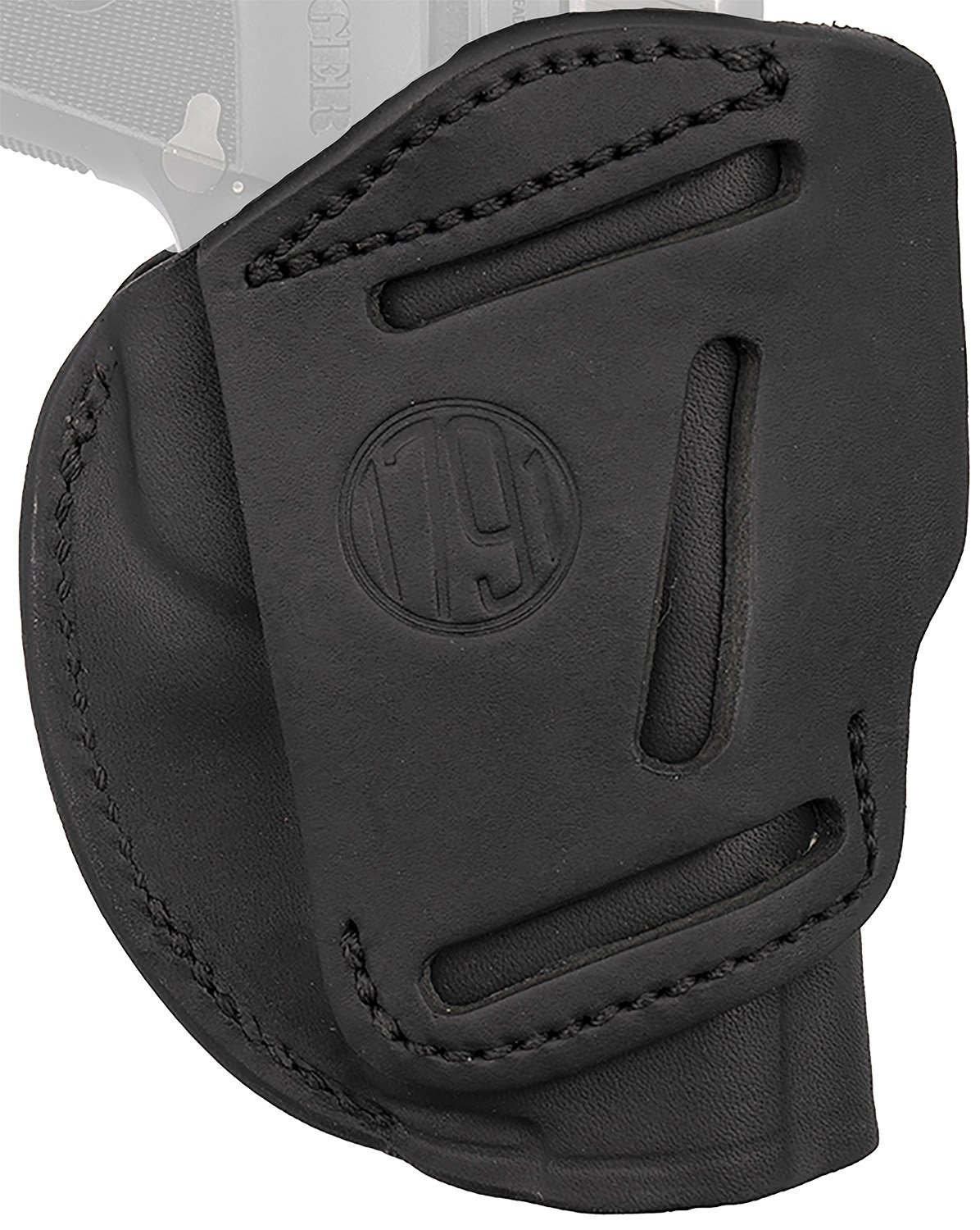 1791 Gunleather 4WH1SBLL 4-Way IWB/OWB 01 Stealth Black Leather Belt... - 1791 Gunleather - STEALTH BLACK