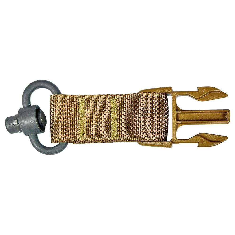TacShield Side Release Buckle Attachment for QD Push Button Coyote Brown - Military Armament Corporation