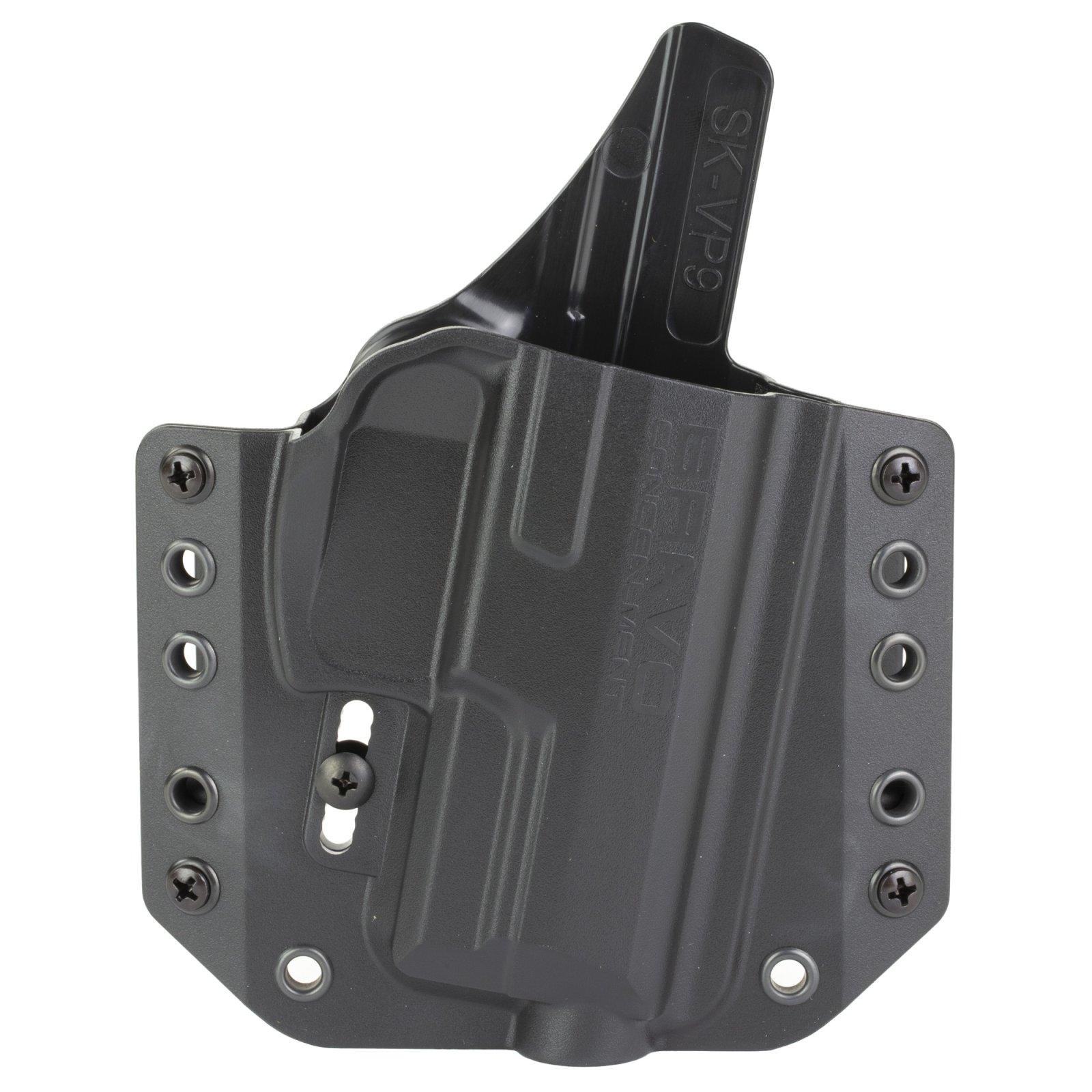 Bravo Concealment BC10-1007 OWB Holster, HK VP9SK, Right Hand, Black - Bravo Company Manufacturing