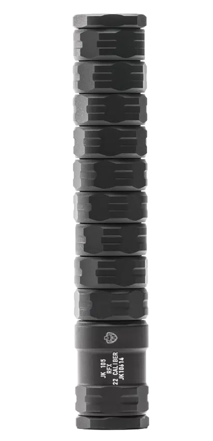 JK Armament JK105RFX22 RFX 22 Rimfire Suppressor Black 1/2x28 - JK