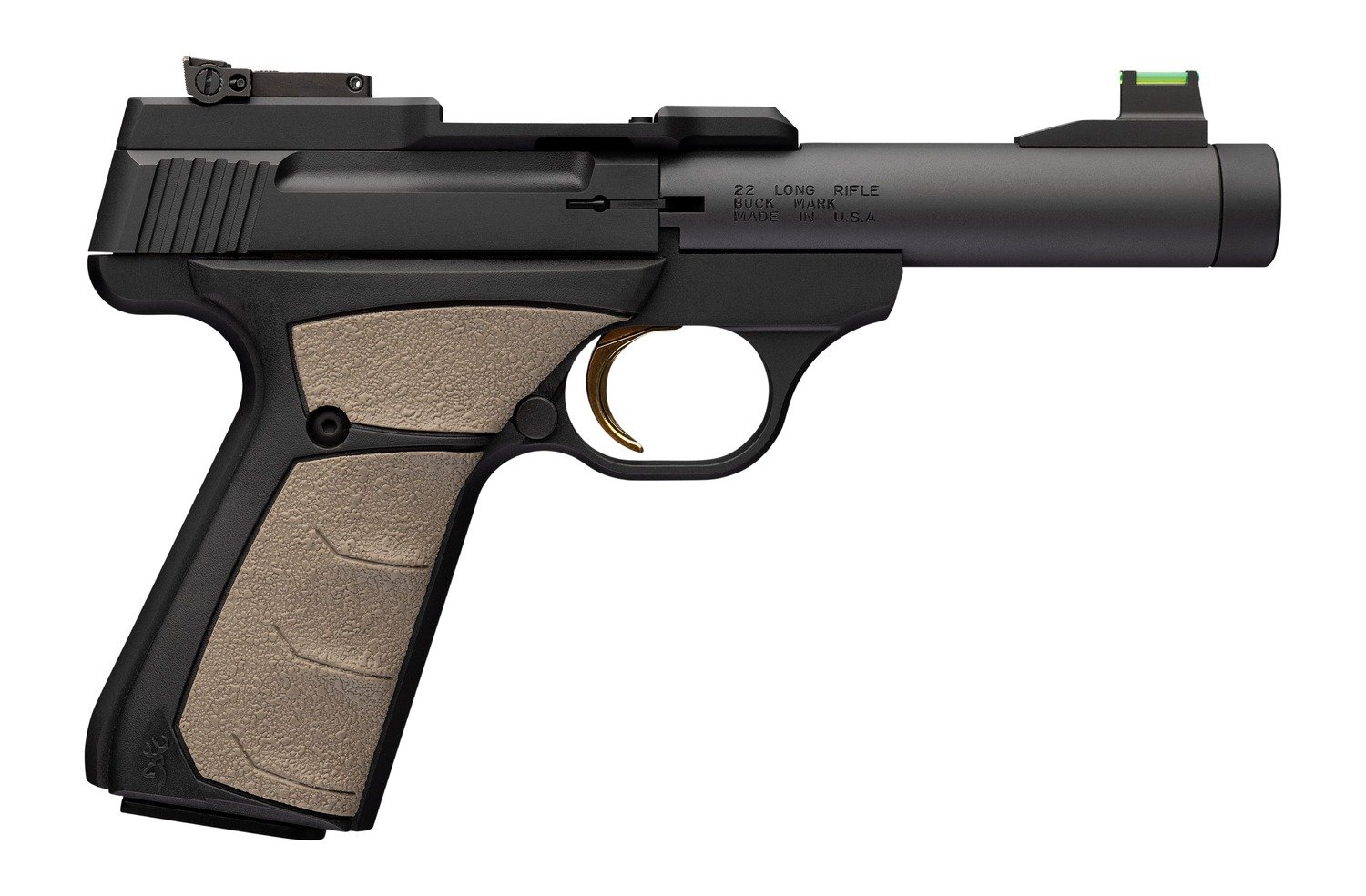 Browning 051609490 Buck Mark Micro Bull RMSC 22 LR 4.4" Matte Blued Semi-Auto Pistol - Browning