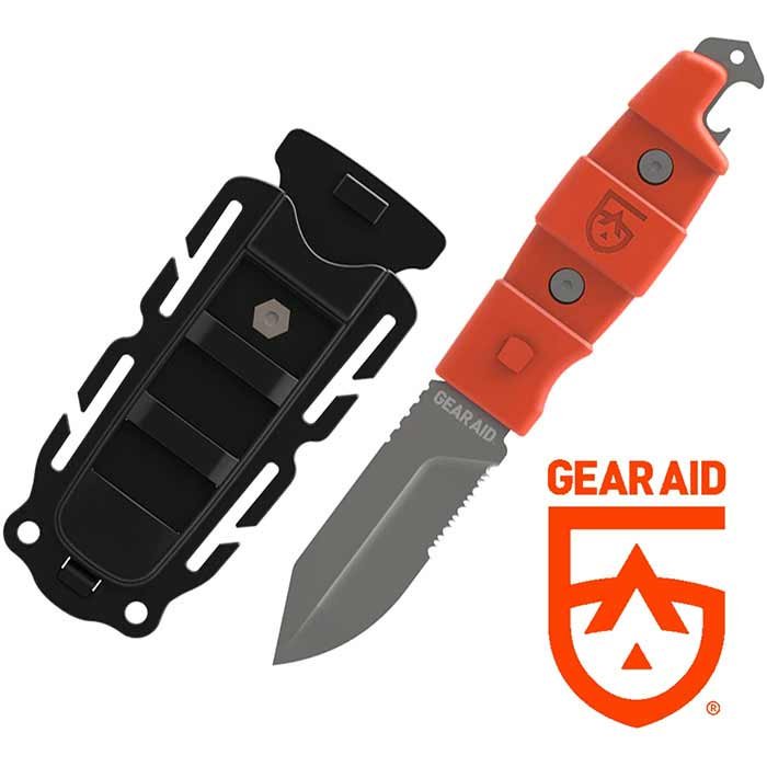 Buri MCN 62055 Drop Point Knife Orange Cutting Tool