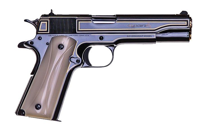 Colt O0911C-RJW 1991 Raymond J Wielgus 45 ACP 5" Polished Blued Semi-Auto Pistol